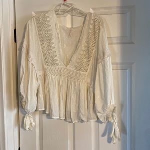 Free people blouse size large